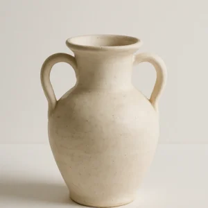 Ânfora Decorativa Clássica com Duas Pegas